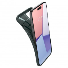 Kryt Spigen  Liquid Air na Apple iPhone 15 Pro Temně zelená 