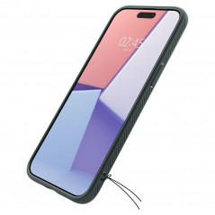 Kryt Spigen  Liquid Air na Apple iPhone 15 Pro Temně zelená 