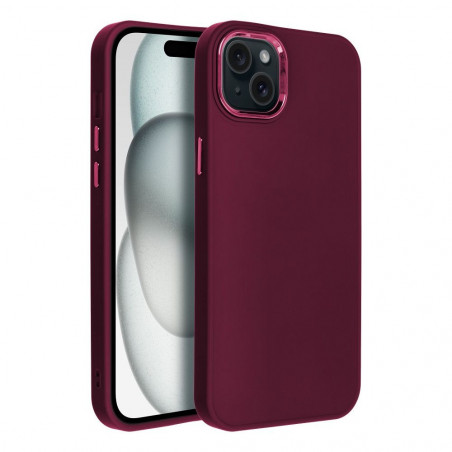 Kryt FRAME na Apple iPhone 15 Plus Elegantní  Fialový (Purple) 