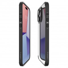 Kryt Spigen Ultra Hybrid na Apple iPhone 15 Pro Max Křišťálově čistý  Matná černá 