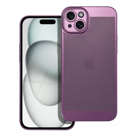 Kryt Breezy na Apple iPhone 15 Plus Fialový (Purple) 