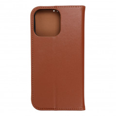 Peněženkové pouzdro Leather case SMART PRO na Apple iPhone 15 Pro Max Elegantní  Hnědý