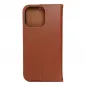 Peněženkové pouzdro Leather case SMART PRO na Apple iPhone 15 Pro Max Elegantní  Hnědý 