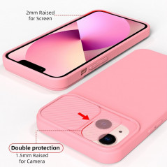 Kryt Slide na XIAOMI Redmi Note 12 Pro 5G Světle růžový 