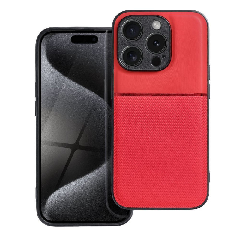 Kryt Noble na Apple iPhone 15 Pro Červený 