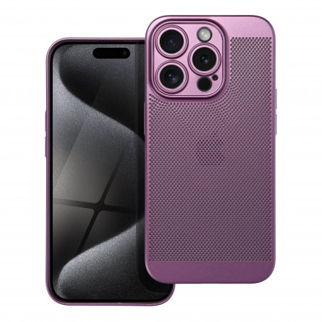 Kryt Breezy na Apple iPhone 15 Pro Fialový (Purple)