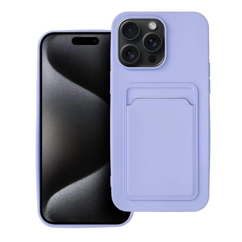 Kryt Card na Apple iPhone 15 Pro Max Fialový (Violet) 