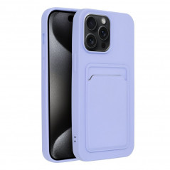 Kryt Card na Apple iPhone 15 Pro Max Fialový (Violet)