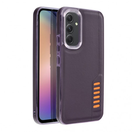 Kryt MILANO na Samsung Galaxy A54 Tmavě fialový (purple)