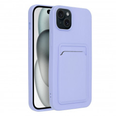 Kryt Card na Apple iPhone 15 Plus Fialový (Violet)