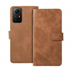 Peněženkové pouzdro TENDER Book na XIAOMI Redmi Note 12s Hnědý 