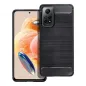 Kryt Carbon na XIAOMI Redmi Note 12 Pro 4G Elegantní  Černý 