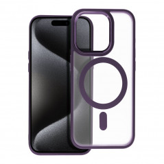 Kryt Matte Mag Cove na Apple iPhone 15 Pro MagSAFE  Fialový (Purple)