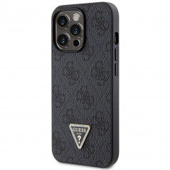 Kryt Guess Metal Logo Starss Crossbody na Apple iPhone 13 Pro Elegantní  Černý