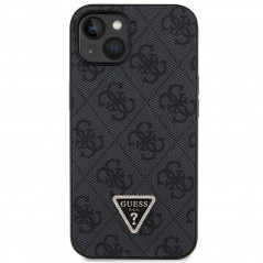 Kryt Guess Metal Logo Starss Crossbody na Apple iPhone 14 Elegantní  Černý 