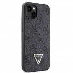 Kryt Guess Metal Logo Starss Crossbody na Apple iPhone 14 Elegantní  Černý 