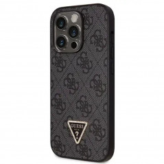 Kryt Guess Metal Logo Starss Crossbody na Apple iPhone 14 Pro Max Elegantní  Černý 