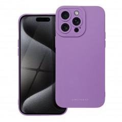 Kryt Roar Luna na Apple iPhone 15 Pro Max Jednobarevný, Stylový, Estetický doplněk  Fialový (Violet) 