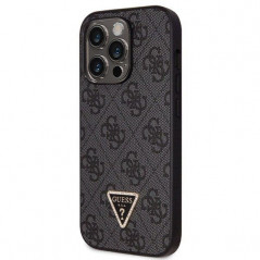 Kryt Guess Metal Logo Starss Crossbody na Apple iPhone 14 Pro Elegantní  Černý 