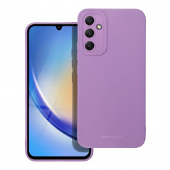 Kryt Roar Luna na Samsung Galaxy A34 Jednobarevný, Stylový, Estetický doplněk  Fialový (Violet)