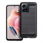 Kryt Carbon na XIAOMI Redmi Note 12 5G Elegantní  Černý 