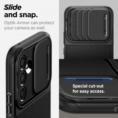 Kryt Spigen Optik Armor na Samsung Galaxy A54 Černý 