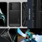 Kryt Spigen Rugged Armor na Samsung Galaxy A54 Uhlíkové vlákno, Elegantní  Matná černá 