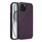 Kryt Leather Mag Cover na Apple iPhone 15 Elegantní  MagSAFE  Tmavě fialový (violet) 