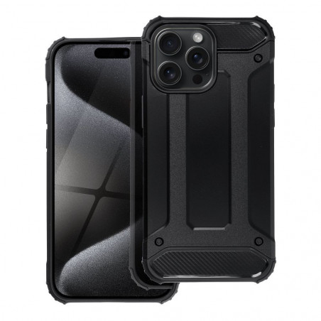 Tvrzený kryt Armor na Apple iPhone 15 Pro Max Černý 