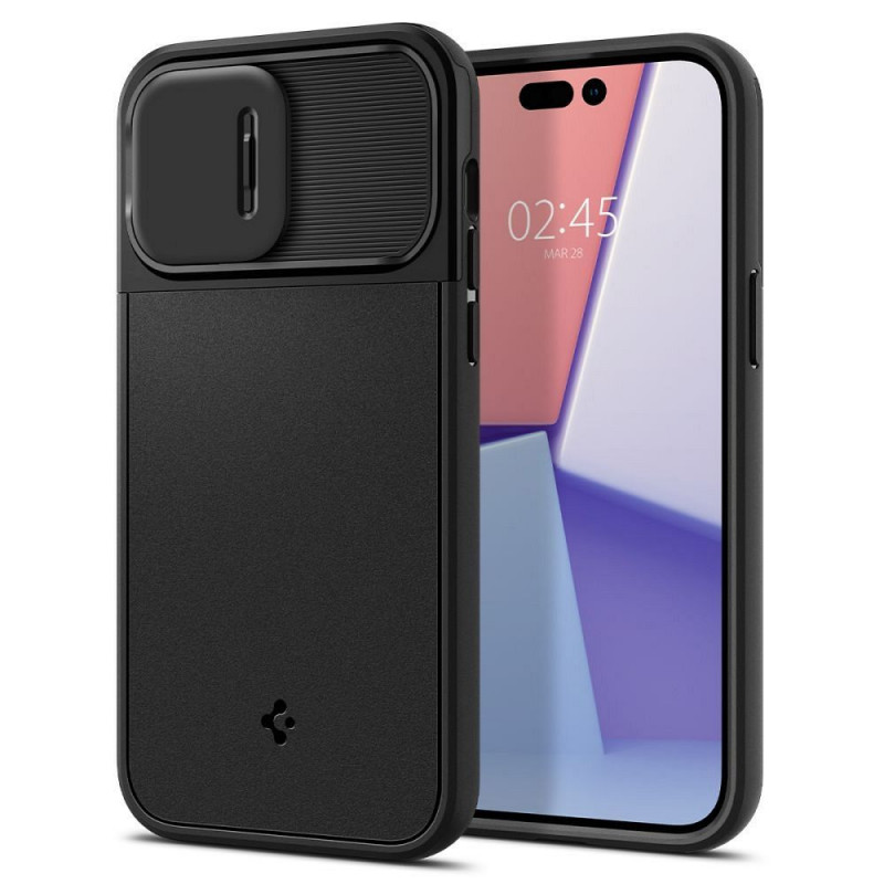 Kryt Spigen Optik Armor na Apple iPhone 14 Pro Černý 