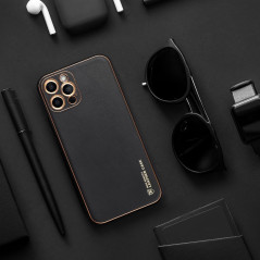 Kryt LEATHER na Samsung Galaxy A54 Černý 