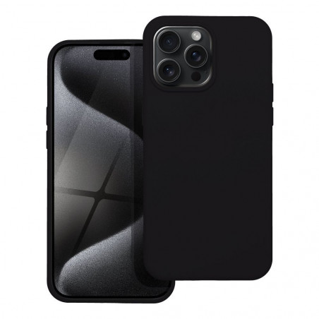 Kryt Silicone na Apple iPhone 15 Pro Max Elegantní  Černý