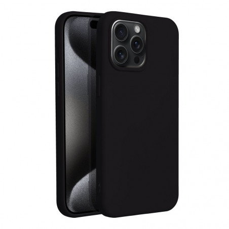 Kryt Silicone na Apple iPhone 15 Pro Max Elegantní  Černý 