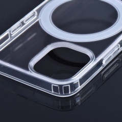 Kryt Clear Mag Cover na Apple iPhone 13 MagSAFE  Průhledný 