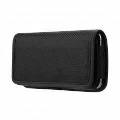 Univerzální pouzdro, Horizontální pouzdro Horizontal Belt Holster OXFORD na Apple iPhone 11 Černý