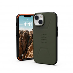 Kryt Urban Armor Gear Civilian na Apple iPhone 14 Plus Prémiové pouzdro  MagSAFE  Olivový