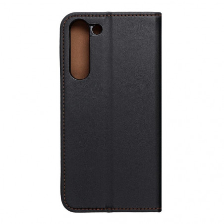 Peněženkové pouzdro Leather case SMART PRO na Samsung Galaxy S23 Plus 5G Elegantní  Černý 