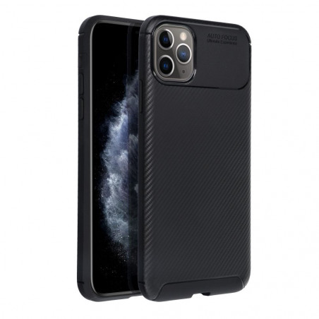 Kryt CARBON PREMIUM na Apple iPhone XS Max Elegantní  Černý 