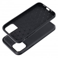 Kryt CARBON PREMIUM na Apple iPhone 12 Pro Elegantní  Černý 