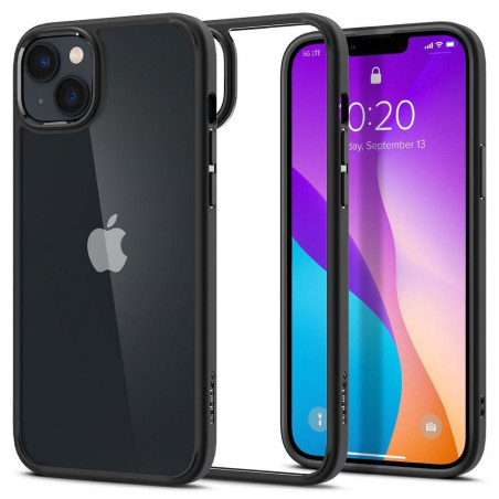 Kryt Spigen Ultra Hybrid na Apple iPhone 14 Plus Křišťálově čistý  Matná černá