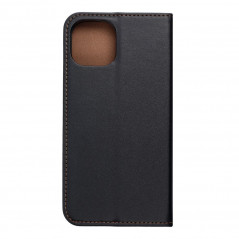 Peněženkové pouzdro Leather case SMART PRO na Apple iPhone 14 Elegantní  Černý