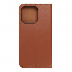 Peněženkové pouzdro Leather case SMART PRO na Apple iPhone 14 Pro Elegantní  Hnědý