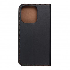 Peněženkové pouzdro Leather case SMART PRO na Apple iPhone 14 Pro Elegantní  Černý 