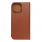 Peněženkové pouzdro Leather case SMART PRO na Apple iPhone 14 Pro Max Elegantní  Hnědý 