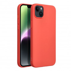 Kryt Silicone na Apple iPhone 14 Plus Elegantní  Broskvový 