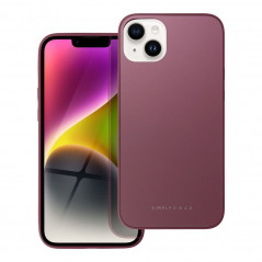 Kryt Roar Matte Glass na Apple iPhone 14 Plus Stylový  Vinově červený