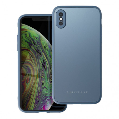 Kryt Roar Matte Glass na Apple iPhone XS Stylový  Modrý