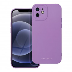 Kryt Roar Luna na Apple iPhone 12 Jednobarevný, Stylový, Estetický doplněk  Fialový (Violet) 