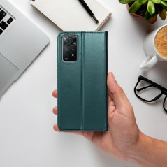 Peněženkové pouzdro Smart Magneto book na XIAOMI Redmi Note 11 Pro Tmavě zelený 