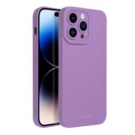 Kryt Roar Luna na Apple iPhone 14 Pro Max Jednobarevný, Stylový, Estetický doplněk  Fialový (Violet)